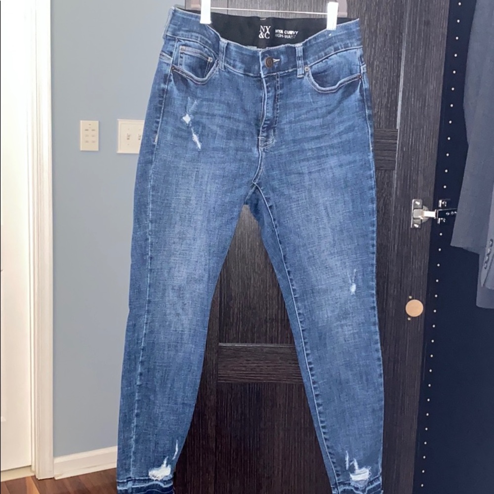 NY&C Mya Curvy High Waist Jeggings 8